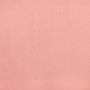 Colchón de muelles ensacados terciopelo rosa 80x200x20 cm