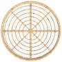 Mesa de comedor de vidrio templado y acero Ø80 cm