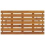 Mesa de cafetería plegable madera acacia y acero 100x54x71 cm
