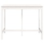 Mesa alta de bar madera maciza de pino blanco 140x80x110 cm