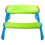 Mesa de pícnic para niños polipropileno 89,5x84,5x48 cm