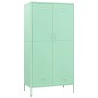 Armario de acero verde menta 90x50x180 cm
