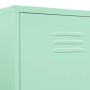 Armario de acero verde menta 90x50x180 cm