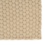 Alfombra rectangular algodón natural 160x230 cm