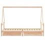 Estructura de cama para niños con cajones madera pino 90x200 cm
