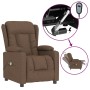 Sillón de masaje eléctrico tela marrón