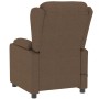 Sillón de masaje eléctrico tela marrón