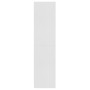 Armario de madera contrachapada blanco 100x50x200 cm