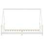 Estructura de cama para niños madera de pino blanco 90x200 cm