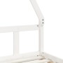 Estructura de cama para niños madera de pino blanco 90x200 cm