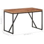 Mesa de comedor madera maciza de acacia y mango 120x60x76 cm