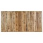 Mesa de comedor madera maciza de mango rugosa 140x70x75 cm