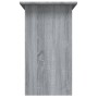 Escritorio de madera contrachapada gris Sonoma 80x45x74 cm