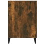 Escritorio madera contrachapada roble ahumado 140x50x75 cm