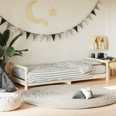 Estructura de cama para niños madera maciza de pino 80x200 cm