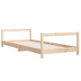 Estructura de cama para niños madera maciza de pino 80x200 cm