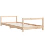 Estructura de cama para niños madera maciza de pino 80x200 cm