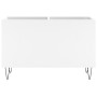 Mueble para discos madera contrachapada blanco 74,5x38x48 cm