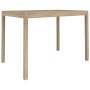 Mesa de comedor madera maciza de acacia 110x70x75 cm