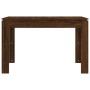 Mesa de comedor madera de ingeniería marrón roble 120x60x76 cm
