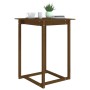 Mesa alta de bar madera maciza de pino marrón miel 80x80x110 cm