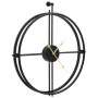 Reloj de pared de hierro negro 52 cm