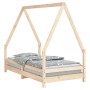 Estructura de cama para niños madera maciza de pino 80x160 cm