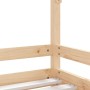 Estructura de cama para niños madera maciza de pino 80x160 cm