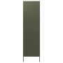 Armario de acero verde oliva 90x50x180 cm