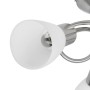 Lámpara de techo con pantallas de cristal para 3 bombillas E14