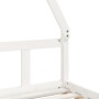 Estructura de cama para niños madera de pino blanco 90x190 cm