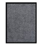 Felpudo de rayas gris 60x80 cm