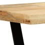 Banco de madera maciza de mango 110 cm