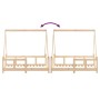 Estructura de cama para niños madera maciza de pino 70x140 cm