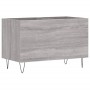 Mueble discos madera contrachapada gris sonoma 74,5x38x48 cm