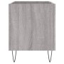 Mueble discos madera contrachapada gris sonoma 74,5x38x48 cm
