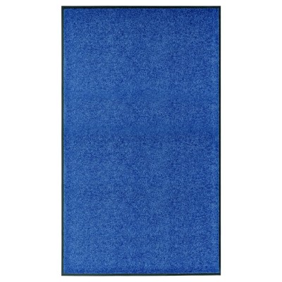 Felpudo lavable azul 90x150 cm