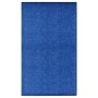 Felpudo lavable azul 90x150 cm