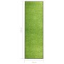 Felpudo lavable verde 60x180 cm