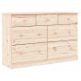 Cómoda cajonera ALTA madera maciza pino 112x35x73 cm