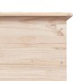 Baúl de almacenaje con ruedas ALTA madera maciza 73x39,5x44 cm
