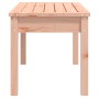 Banco de jardín madera maciza abeto de Douglas 80x44x45 cm