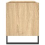 Mueble de discos madera de ingeniería roble Sonoma 85x38x48 cm
