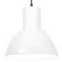 Lámpara colgante redonda 25 W blanca 28,5 cm E27