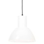 Lámpara colgante redonda 25 W blanca 28,5 cm E27
