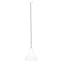 Lámpara colgante redonda 25 W blanca 28,5 cm E27