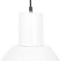 Lámpara colgante redonda 25 W blanca 28,5 cm E27