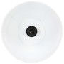 Lámpara colgante redonda 25 W blanca 28,5 cm E27