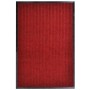 Felpudo de PVC rojo 117x220 cm