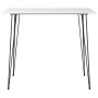 Mesa alta de cocina blanco 120x60x105 cm